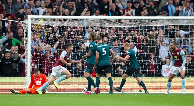 John McGinn restored Aston Villa's lead, but their joy was short-lived