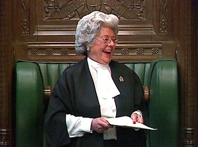 Betty Boothroyd