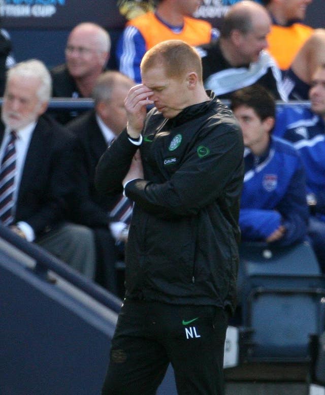 Lennon watched in disbelief when his side lost to Ross County 