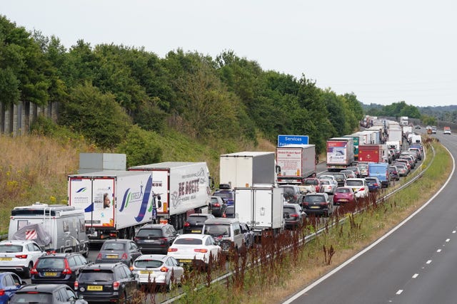 Traffic on the M20