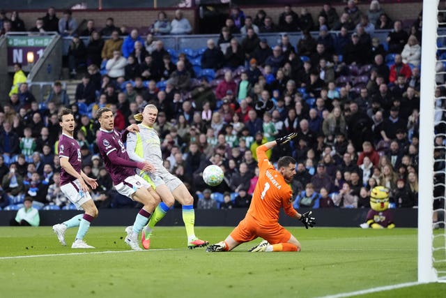 Erling Haaland scores