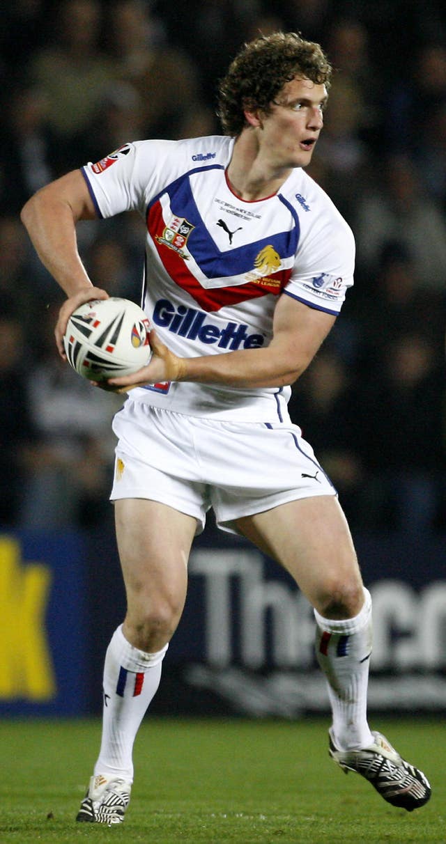 Sean O’Loughlin in action for Great Britain in 2007