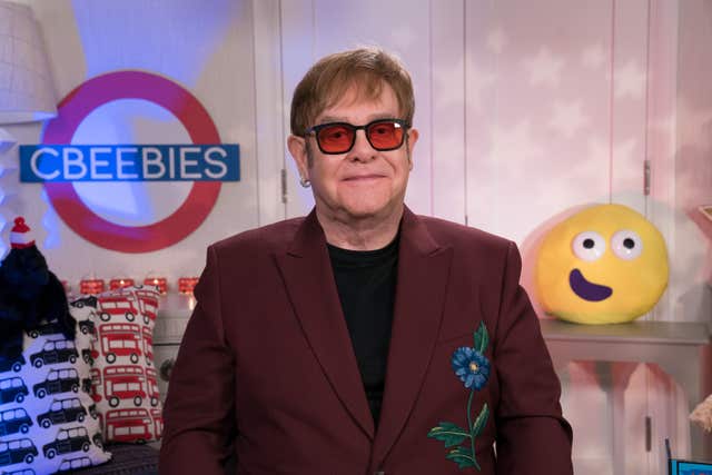 Sir Elton John reading a CBeebies Bedtime Story