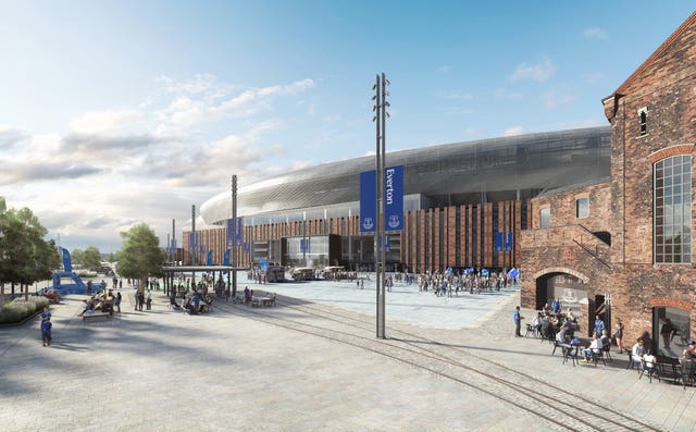 Everton have submitted changes to their planning application for their new stadium (Credit