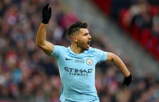 Aguero gave Manchester City the lead with his 199th goal for the club