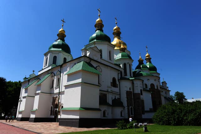 Saint Sophia Cathedral is one of Kiev's most impressive buildings (Adam Davy/EMPICS)