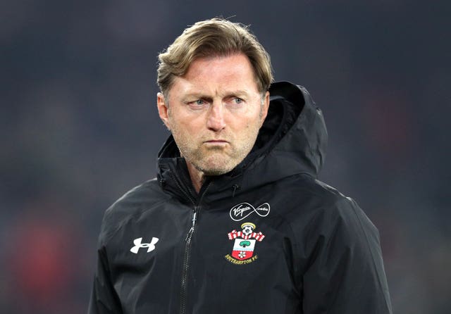 Ralph Hasenhuttl, pictured, replaced Mark Hughes at Southampton (Andrew Matthews/PA)