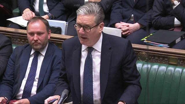 Prime Minister answers questions at the Commons
