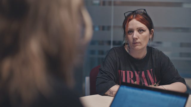 Megan who features in true crime documentary series 24 Hours In Police Custody