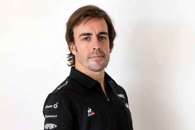 Fernando Alonso during the Alpine launch