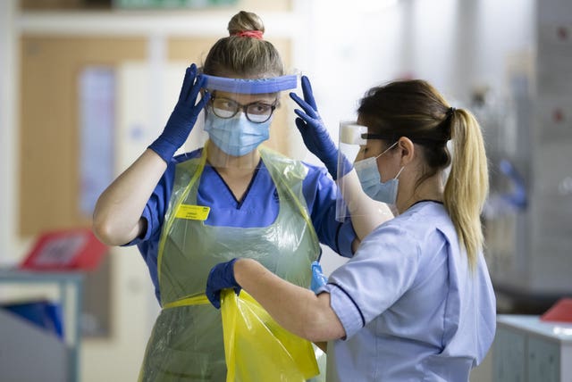 Nurses in PPE
