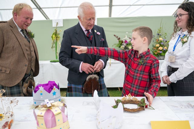 Royal visit to Aberdeen Flower Show