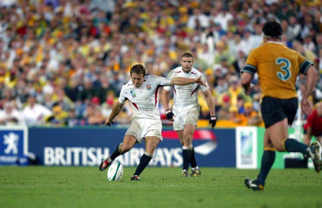 Wilkinson kicked the winning drop-goal to help England lift the World Cup in 2003