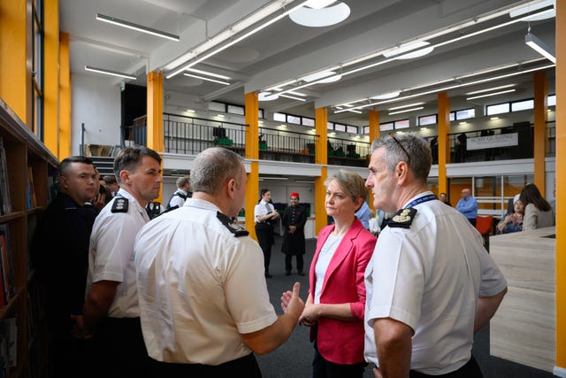 Yvette Cooper visit to Liverpool