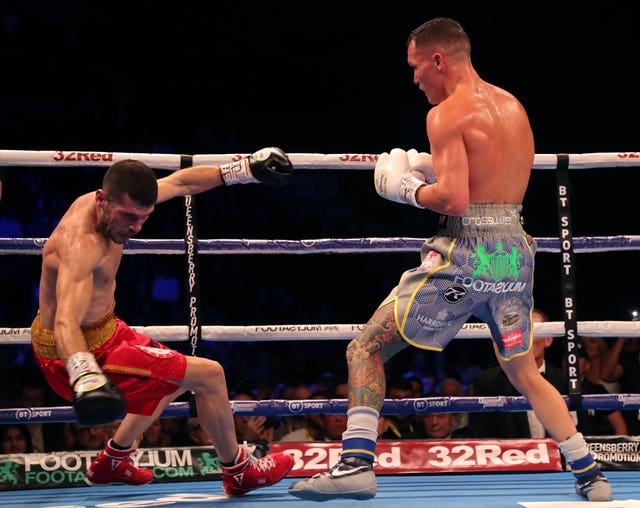 Josh Warrington, right, has not fought since beating Sofiane Takoucht in October 2019 (Richard Sellers/PA)