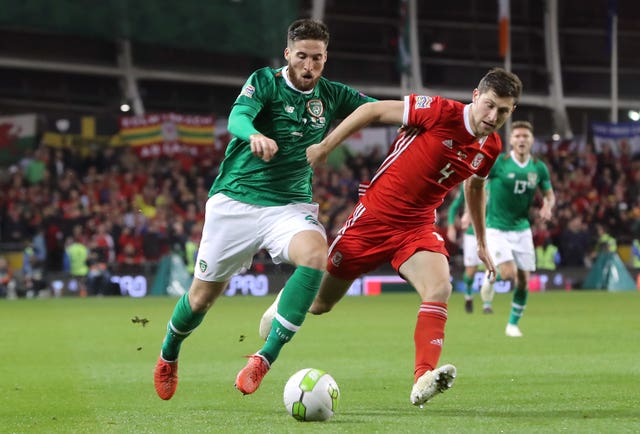Ben Davies , right, is fit for Wales