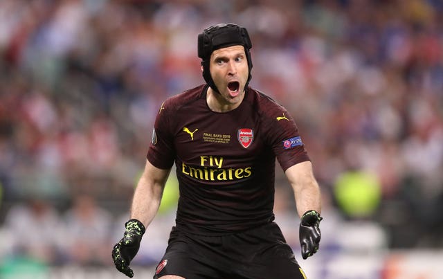Goalkeeper Petr Cech retired at the end of last season