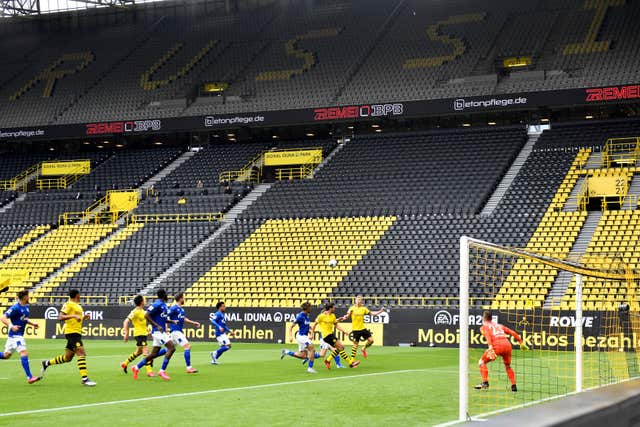 The Bundesliga returned in front of empty stands over the weekend