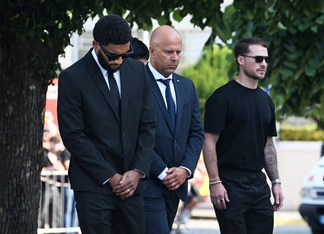 Joe Gomez and Arne Slot