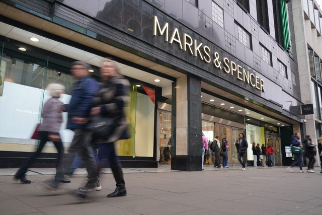 Marks and Spencer trading update
