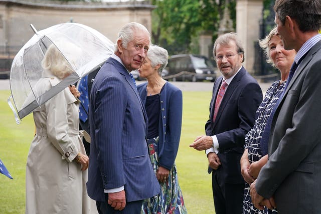 King visits Scotland for Holyrood Week