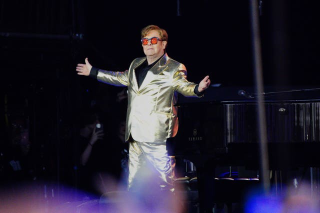 Sir Elton John at Glastonbury Festival 2023