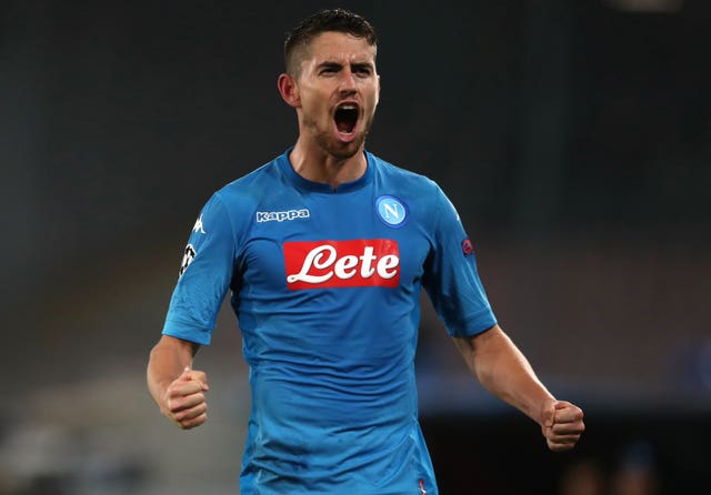 Napoli’s Jorginho is being targeted by both Manchester clubs, reports say (Nick Potts/Empics)