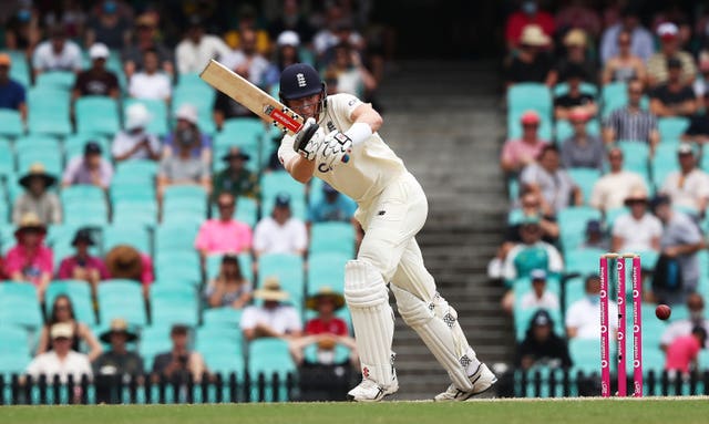 Zak Crawley in action during day five of the Sydney Ashes Test in 2022