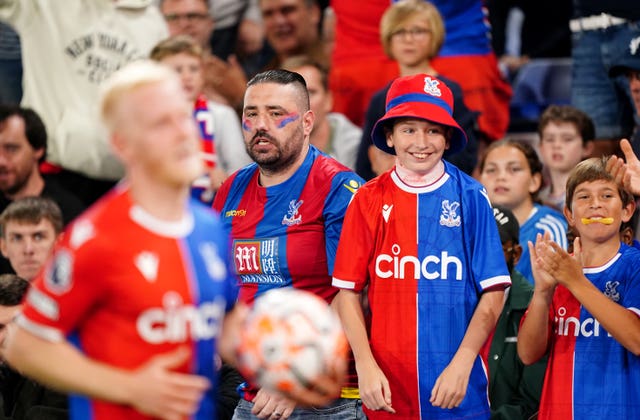 Palace switched to shirt-front sponsor Cinch last season