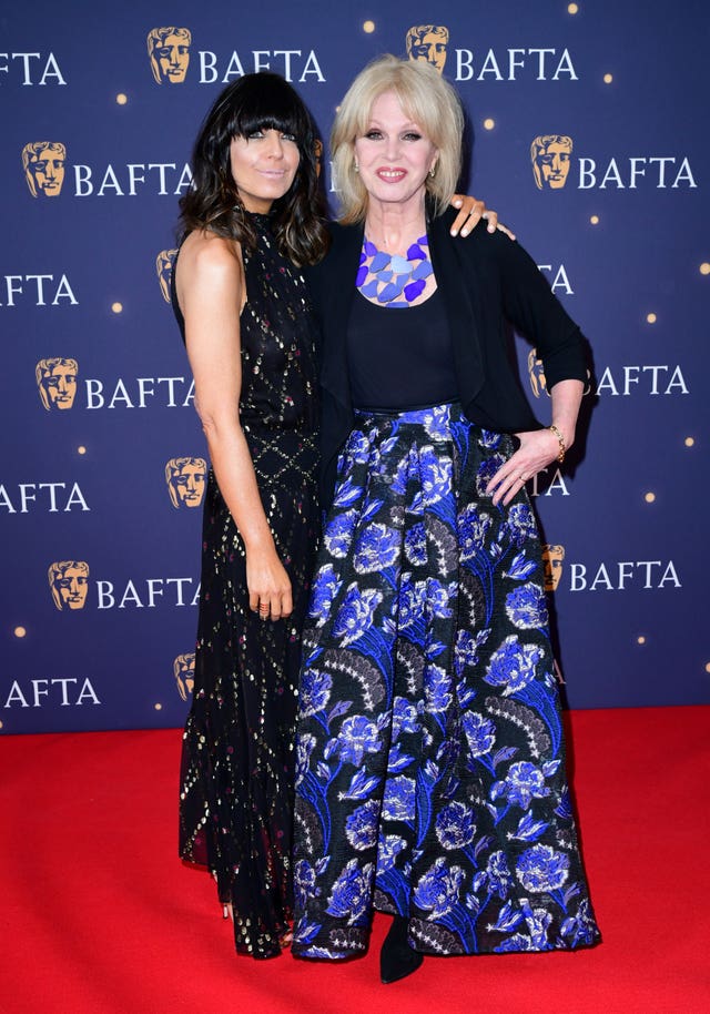 Claudia Winkleman, left, and Joanna Lumley