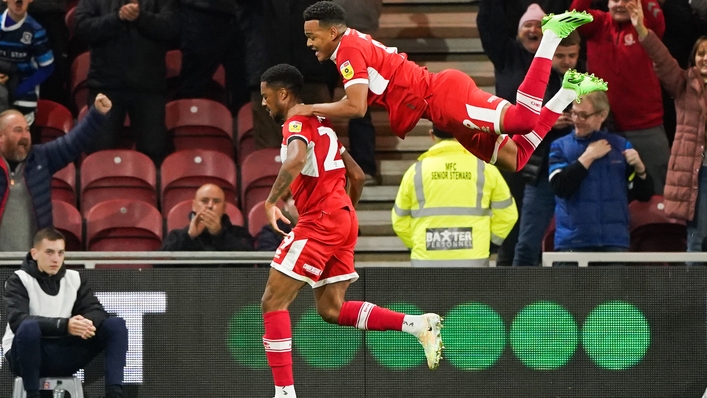 Chuba Akpom scored Middlesbrough’s first-half goal (Owen Humphreys/PA)