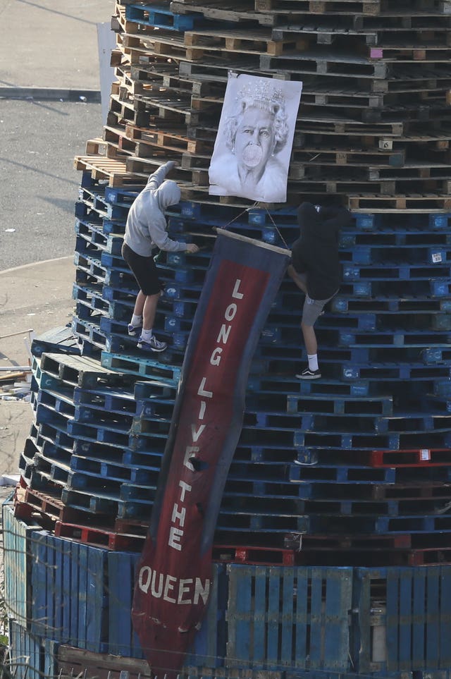 Bonfire in the Bogside 