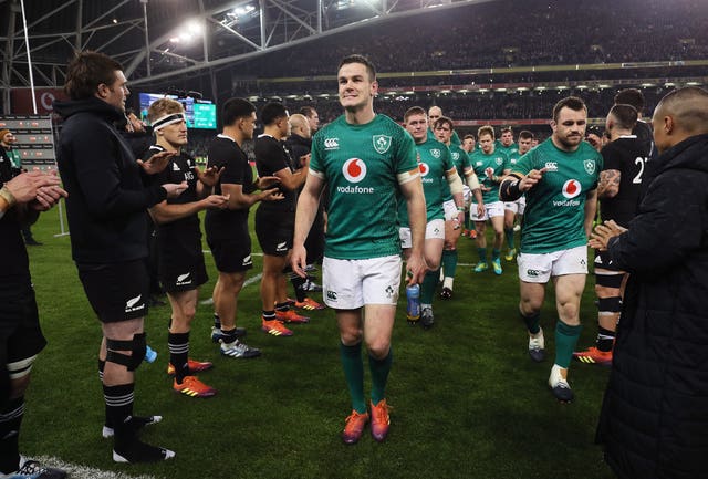Ireland beat New Zealand for the first time ever on home soil in their autumn international at the Aviva Stadium in Dublin 
