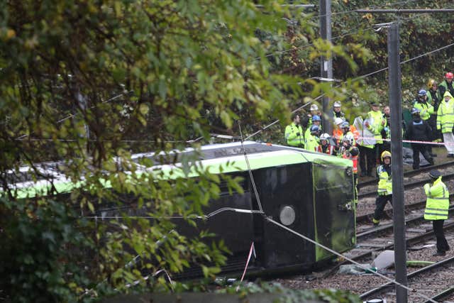 Seven people were killed in the crash (Steve Parsons/PA)