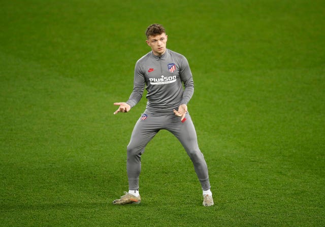 Atletico Madrid's Kieran Trippier in training