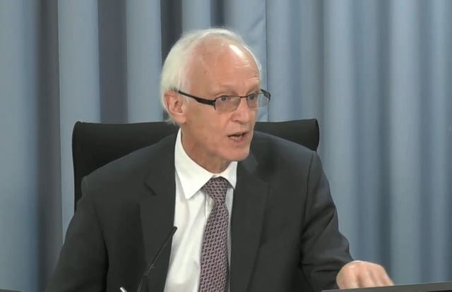 Infected Blood Inquiry chairman Sir Brian Langstaff 