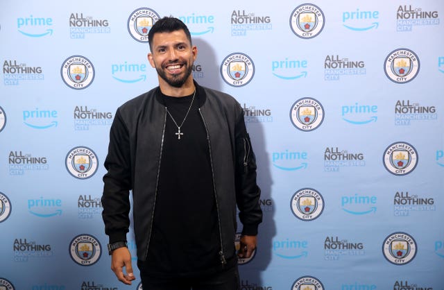 Sergio Aguero featured in the All or Nothing: Manchester City documentary