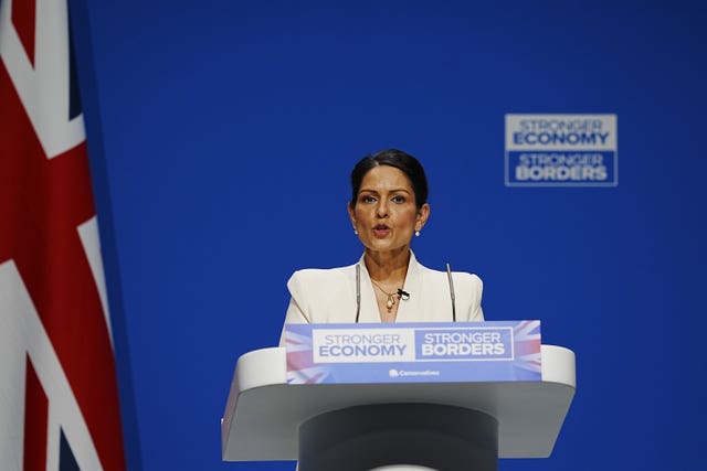 Shadow foreign secretary Dame Priti Patel