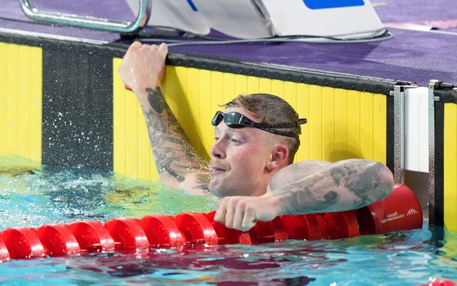 Adam Peaty after coming fourth in the 100m breaststroke