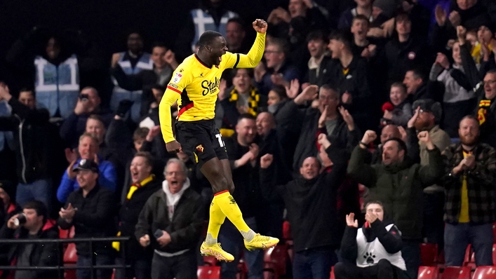 Ken Sema starred for Watford (John Walton/PA)