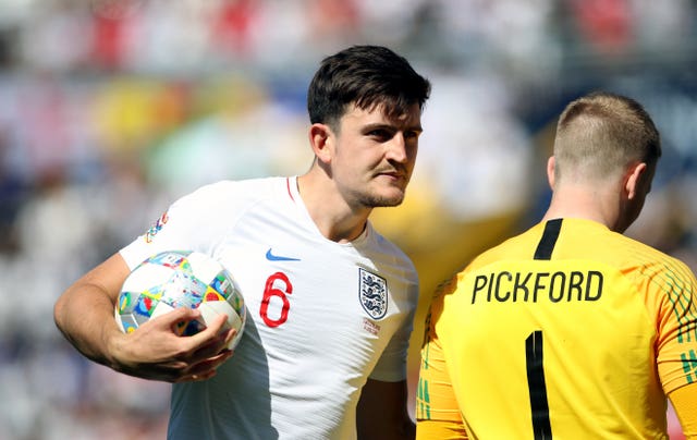 Harry Maguire stepped up first for England