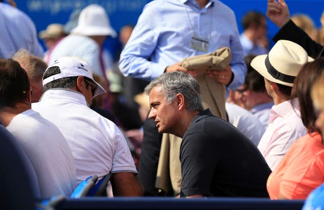 Jose Mourinho has been spotted at the Queen's Club tennis in years gone by