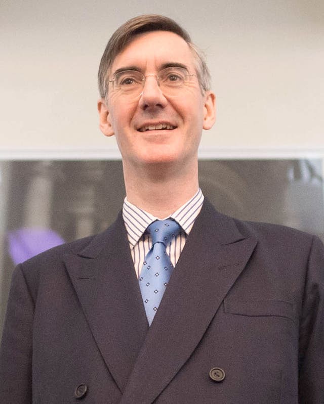 Jacob Rees-Mogg, leader of the European Research Group of Tories which was criticised by Sir John Major (Stefan Rousseau/PA)