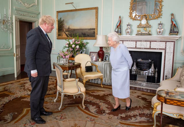 Boris Johnson and the Queen