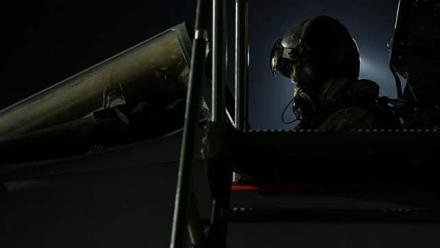 RAF Tornado pilots conducted a series of missile strikes (Cpl L Matthews/PA)