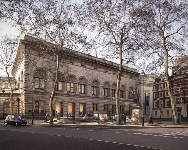 An artist's impression of  new plans to transform the National Portrait Gallery