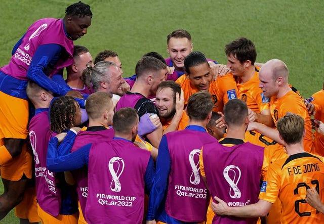 Netherlands celebrate