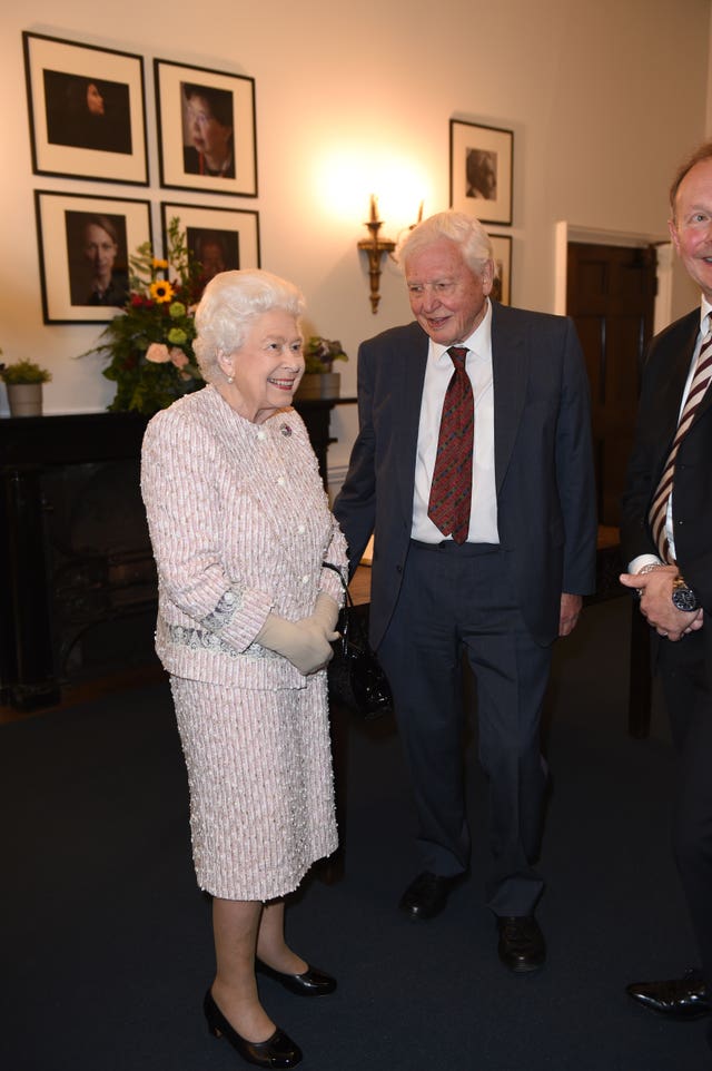 The Queen with Sir David Attenborough
