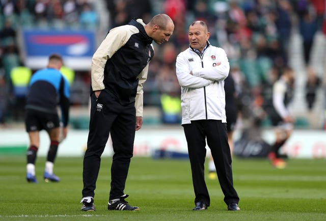 Steve Borthwick (left) worked under Eddie Jones with Japan and England