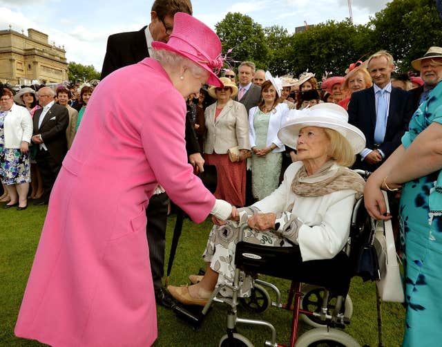 The Queen and Gena Turgel